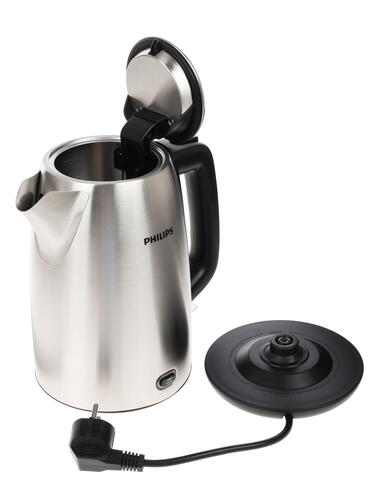 Купить Электрочайник Philips HD 9353/90 серебристый  1223113. Характеристики, отзывы и цены в Донецке