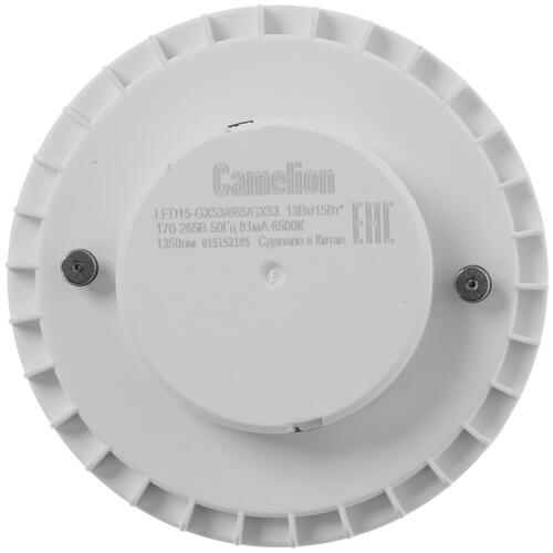 Купить Лампа светодиодная Camelion LED15-GX53/865/GX53  4831902. Характеристики, отзывы и цены в Донецке