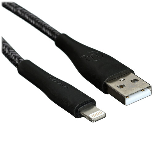 Купить Кабель круглый USAMS Lightning 8-pin - USB 2.0 Type-A черный 1 м  5480388. Характеристики, отзывы и цены в Донецке