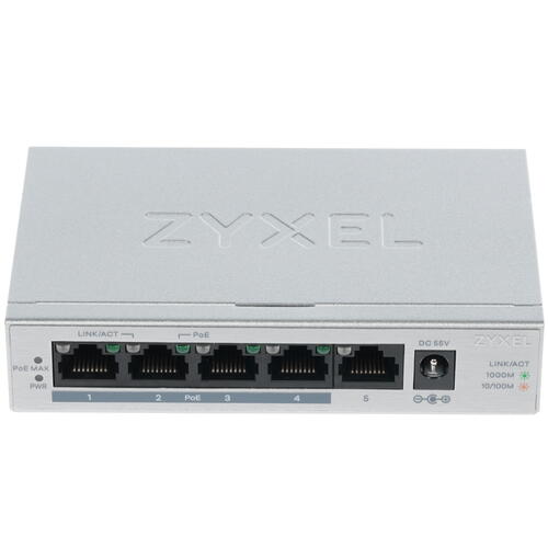Купить Коммутатор Zyxel GS1005HP  1341973. Характеристики, отзывы и цены в Донецке