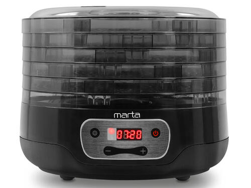 Купить Сушилка для овощей и фруктов MARTA MFD-505PS черный  9908457. Характеристики, отзывы и цены в Донецке