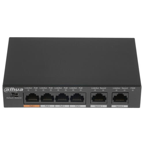 Купить Коммутатор Dahua DH-PFS3006-4ET-60  8128328. Характеристики, отзывы и цены в Донецке