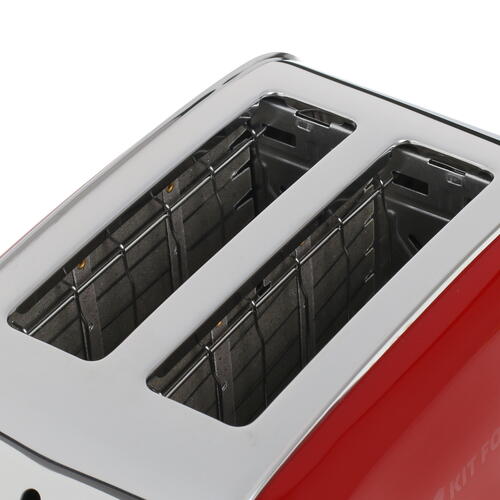 Купить Тостер Kitfort КТ-2014-3 красный  8115580. Характеристики, отзывы и цены в Донецке