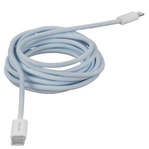 Купить Кабель круглый SOLOVE Lightning 8-pin - USB Type-C голубой 2 м  5479983. Характеристики, отзывы и цены в Донецке