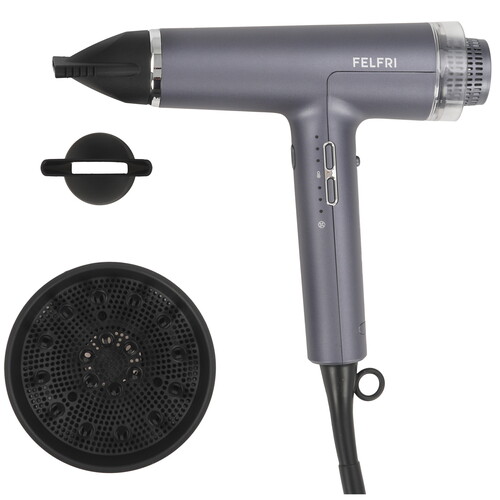 Купить Фен FELFRI HD01 серебристый/черный  9262900. Характеристики, отзывы и цены в Донецке