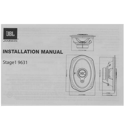Купить Коаксиальная акустическая система JBL STAGE1 9631  5418713. Характеристики, отзывы и цены в Донецке