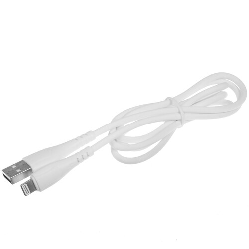 Купить Кабель круглый Borofone Lightning 8-pin - USB 2.0 Type-A белый 1 м  5475086. Характеристики, отзывы и цены в Донецке
