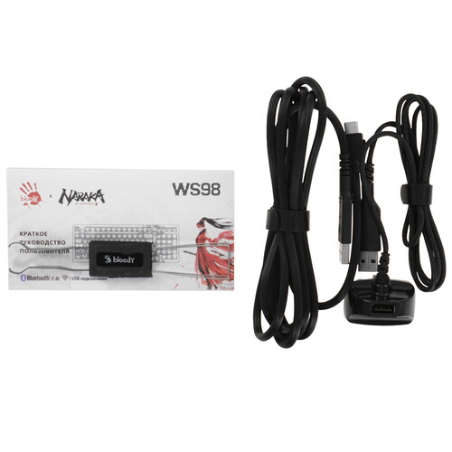 Купить Клавиатура  проводная + беспроводная A4Tech Bloody WS98 Naraka  5600518. Характеристики, отзывы и цены в Донецке