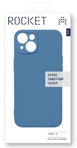 Купить Накладка  Rocket Sense для Apple iPhone 15 синий  5464456. Характеристики, отзывы и цены в Донецке