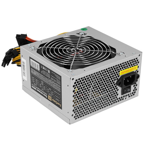 Купить Блок питания ExeGate UN550 [EX282069RUS-PC] серый  5354913. Характеристики, отзывы и цены в Донецке