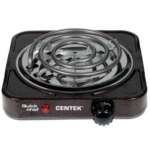 Купить Плита компактная электрическая Centek CT-1508 Siberia коричневый  8142384. Характеристики, отзывы и цены в Донецке