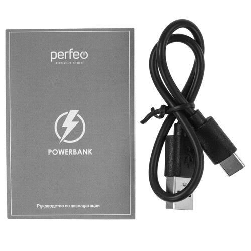 Купить Портативный аккумулятор PERFEO Waterfall 10 черный  9172537. Характеристики, отзывы и цены в Донецке