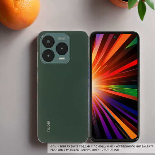 Купить 6.7" Смартфон Nubia V70 Design 128 ГБ зеленый  5625942. Характеристики, отзывы и цены в Донецке