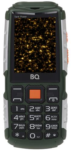 Купить Сотовый телефон BQ 2430 Tank Power зеленый/серебристый  1218364. Характеристики, отзывы и цены в Донецке