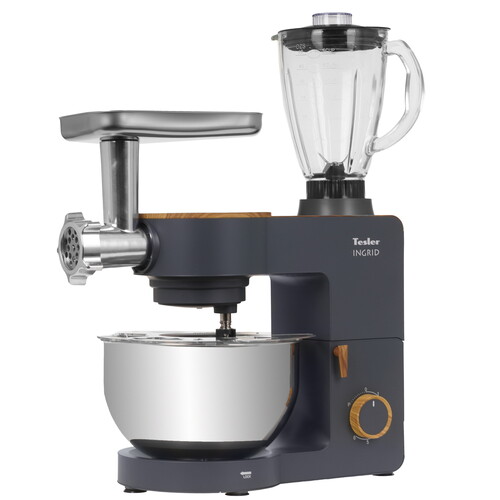 Купить Кухонная машина TESLER KM-1640 серый  9302198. Характеристики, отзывы и цены в Донецке