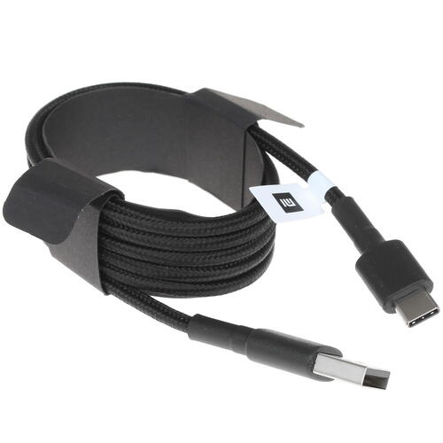 Купить Кабель круглый Xiaomi USB Type-C - USB 2.0 Type-A черный 1 м  1319298. Характеристики, отзывы и цены в Донецке