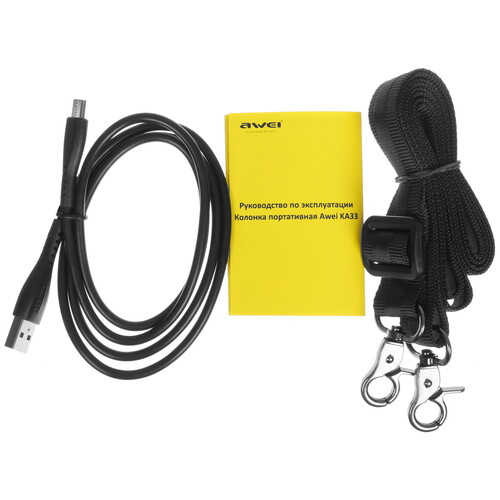 Купить Портативная колонка Awei KA33, черный  5601943. Характеристики, отзывы и цены в Донецке