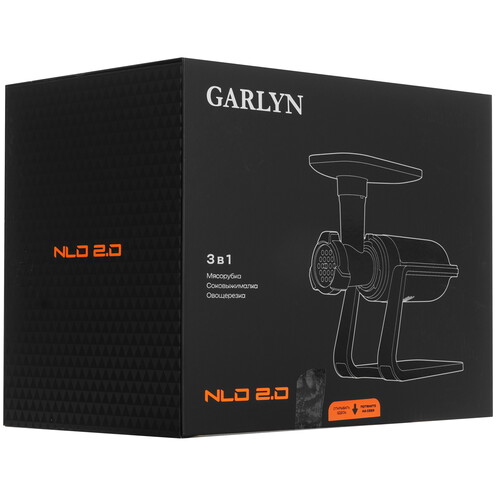 Купить Мясорубка электрическая GARLYN NLO 2.0 серый  9162058. Характеристики, отзывы и цены в Донецке