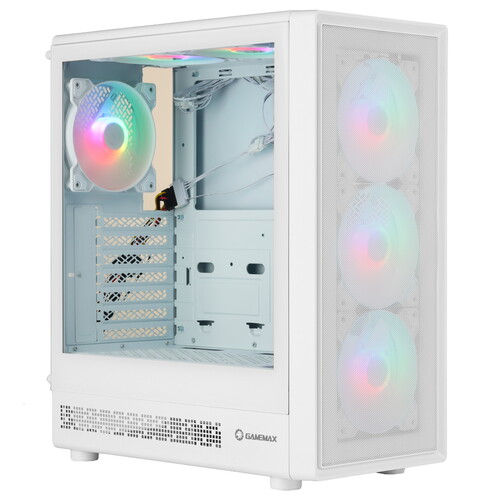 Купить Корпус GameMax Storm WH [STORMWH] белый  9146586. Характеристики, отзывы и цены в Донецке