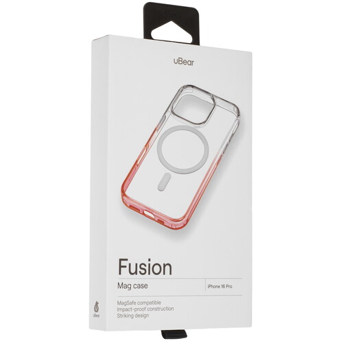 Купить Накладка  uBear Fusion Mag Case для Apple iPhone 16 Pro розовый/прозрачный  5474367. Характеристики, отзывы и цены в Донецке