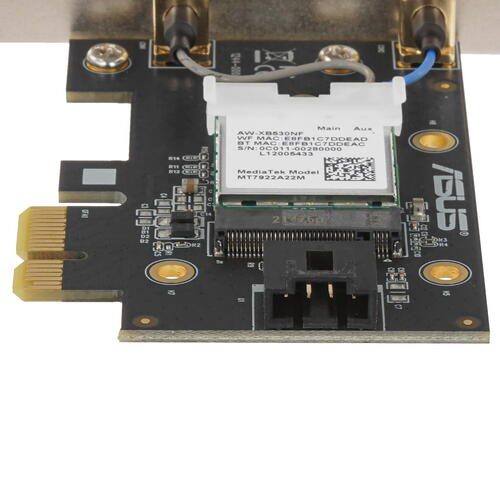 Купить Wi-Fi адаптер + Bluetooth ASUS PCE-AXE5400  5098286. Характеристики, отзывы и цены в Донецке