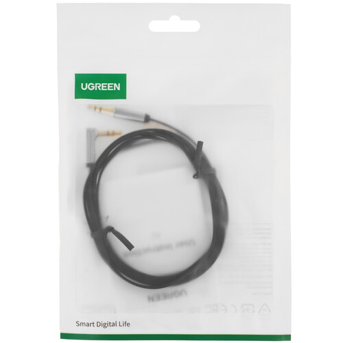 Купить Кабель   Ugreen jack 3.5 мм - jack 3.5 мм черный  5624673. Характеристики, отзывы и цены в Донецке