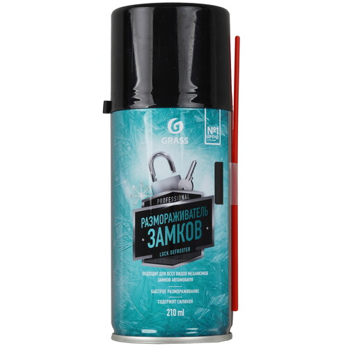Купить Размораживатель замков с силиконом Grass [210 мл]  5642640. Характеристики, отзывы и цены в Донецке