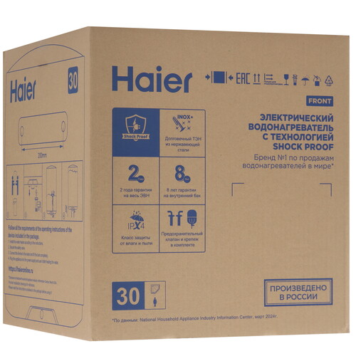 Купить Водонагреватель электрический Haier ES30V-A3  5615915. Характеристики, отзывы и цены в Донецке