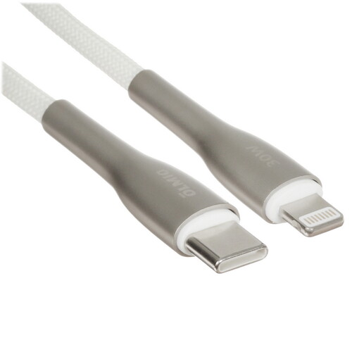 Купить Кабель круглый Olmio Lightning 8-pin - USB Type-C серый 1.2 м  5466488. Характеристики, отзывы и цены в Донецке