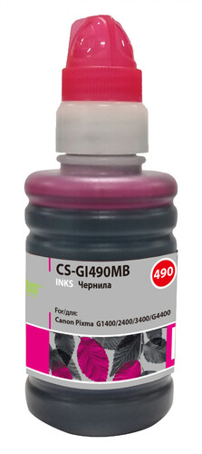 Купить Чернила пигментные Cactus CS-GI490MB пурпурный  9910882. Характеристики, отзывы и цены в Донецке