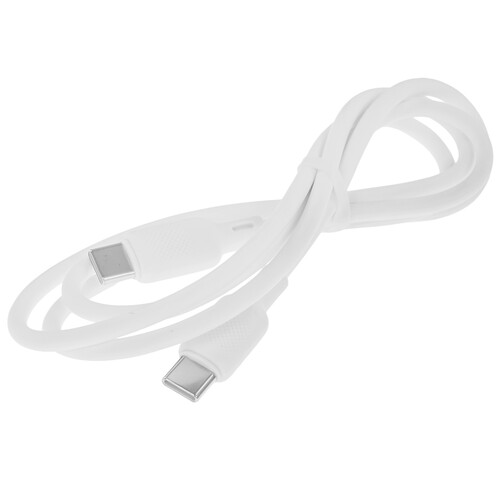 Купить Кабель круглый Borofone USB Type-C - USB Type-C белый 1 м  9244378. Характеристики, отзывы и цены в Донецке