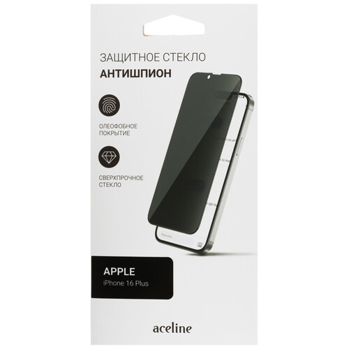 Купить Защитное стекло Aceline для экрана Apple iPhone 16 Plus  5472995. Характеристики, отзывы и цены в Донецке
