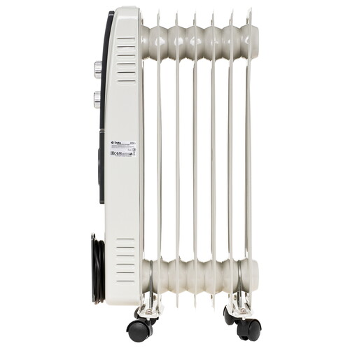 Купить Масляный обогреватель DELTA D12F-7 серый  9297599. Характеристики, отзывы и цены в Донецке