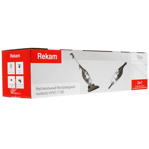 Купить Пылесос вертикальный   Rekam HVVC-1100  черный  5349425. Характеристики, отзывы и цены в Донецке