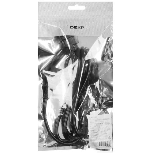 Купить Кабель питания DEXP IEC 320 C13 - IEC 320 C14  5421884. Характеристики, отзывы и цены в Донецке