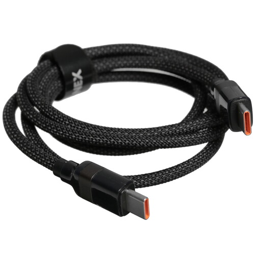 Купить Кабель круглый LANEX USB Type-C - USB Type-C черный 1.2 м  9280467. Характеристики, отзывы и цены в Донецке