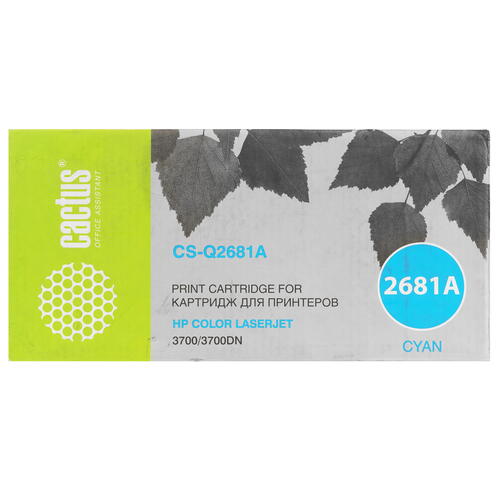 Купить Картридж лазерный Cactus CS-Q2681A голубой, с чипом  7939452. Характеристики, отзывы и цены в Донецке