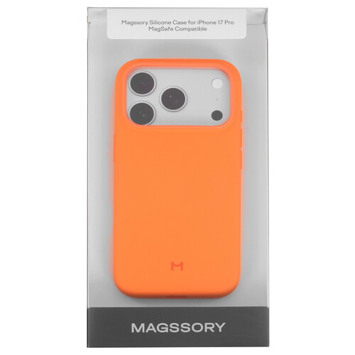 Купить Накладка  Magssory для Apple iPhone 17 Pro оранжевый  5641042. Характеристики, отзывы и цены в Донецке
