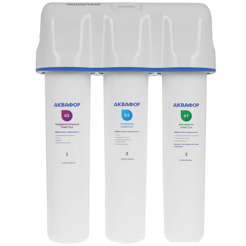 Купить Проточный питьевой фильтр Аквафор Кристалл  5616476. Характеристики, отзывы и цены в Донецке