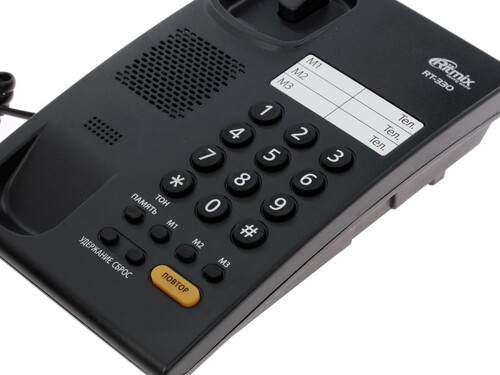 Купить Телефон проводной Ritmix RT-330  1051082. Характеристики, отзывы и цены в Донецке