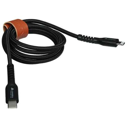 Купить Кабель круглый Lyambda Lightning 8-pin MFI - USB Type-C черный 1 м  5497281. Характеристики, отзывы и цены в Донецке