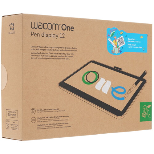 Купить Графический планшет Wacom One 12  5636349. Характеристики, отзывы и цены в Донецке