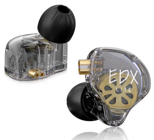 Купить Проводные наушники KZ EDX LITE серый 2024  5605079. Характеристики, отзывы и цены в Донецке