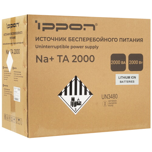 Купить ИБП Ippon Na+ TA 2000  9243353. Характеристики, отзывы и цены в Донецке