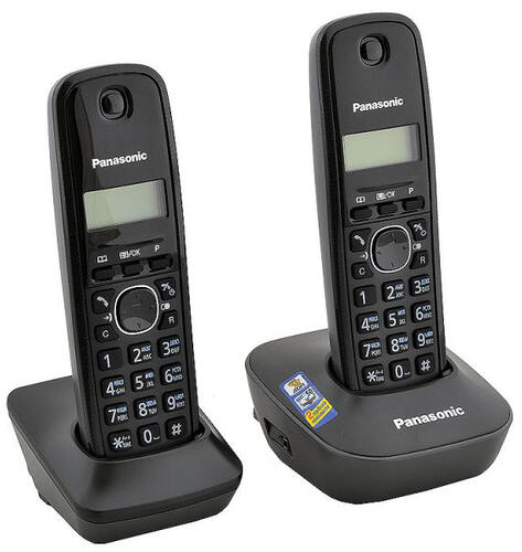 Купить Телефон беспроводной (DECT) Panasonic KX-TG1612RUH  0133095. Характеристики, отзывы и цены в Донецке