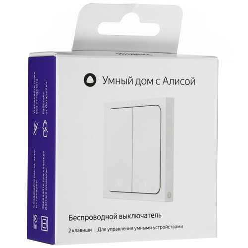 Купить Умный выключатель Яндекс YNDX-00535  5603537. Характеристики, отзывы и цены в Донецке