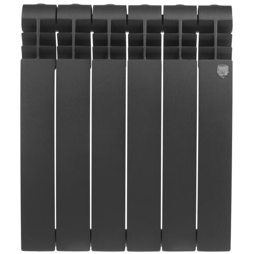 Купить Радиатор биметаллический Royal Thermo BiLiner BM 500/B/06 6 шт-секционный черный  4789596. Характеристики, отзывы и цены в Донецке