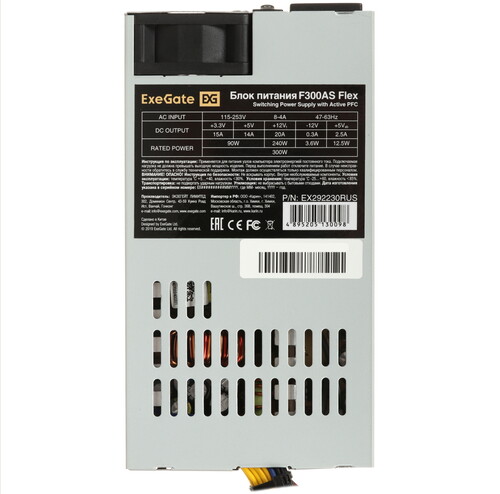 Купить Блок питания ExeGate F300AS [EX292230RUS] серый  9921153. Характеристики, отзывы и цены в Донецке