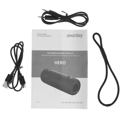 Купить Портативная колонка Smartbuy HERO, черный  9190207. Характеристики, отзывы и цены в Донецке