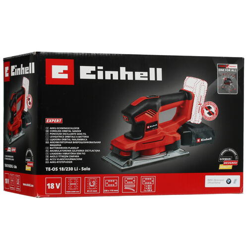 Купить Виброшлифовальная машина Einhell TE-OS 18/230 Li- Solo Power X Change 18V  , Без ЗУ, Без АКБ  5322661. Характеристики, отзывы и цены в Донецке